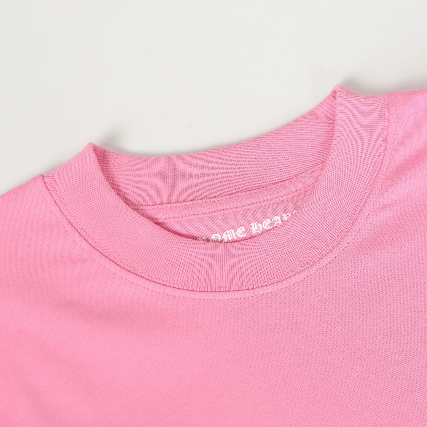 🅿️280 Come hearts/Cro Heart Cherry Blossom Pink Cross✝️Printed long sleeves, great for autumn and winter! Chest pockets, high weight threads on collar and cuffs, custom woven and dyed 280g double yarn pure cotton fabric, washed anti-counterfeiting tags and other auxiliary labels are all correct versions, super conspicuous, super pretty, super atmospheric, the same style for men and women! The overall upper body shows fashion and individuality, and it is a recommended T-shirt for couples to wear together!! Color: pink Size: XS-L